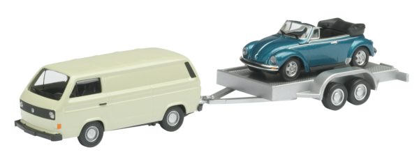 Volkswagen T3 + Henger + Bobble Cabriolet